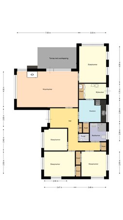 Floorplan - Herman Buismanlaan 8, 8064 BB Zwartsluis