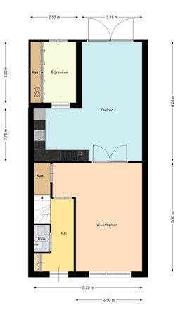 Floorplan - Lus 85, 8281 NW Genemuiden