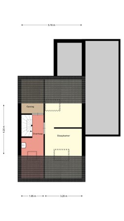 Floorplan - Het Ambt 46, 8061 AM Hasselt