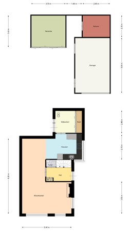 Floorplan - Roebol 69, 8281 LL Genemuiden