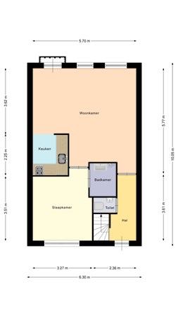 Molenstraat 15, 8064 DH Zwartsluis - Begane grond