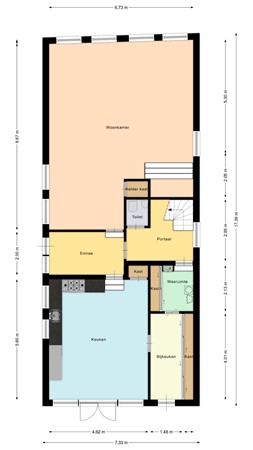 Langestraat 197, 8281 AK Genemuiden - Begane grond