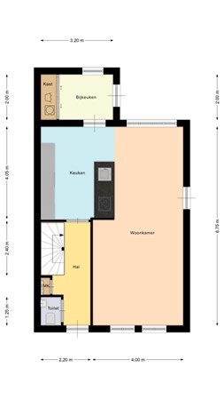 Nijstad 14, 8281 BB Genemuiden - Begane grond nr 14