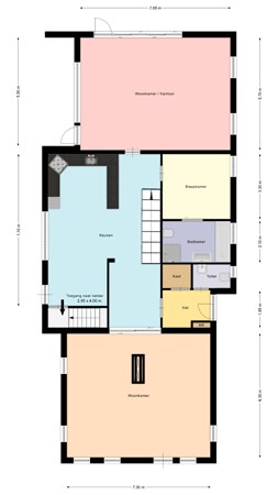 Zwartewaterkloosterweg 5, 7954 PA Rouveen - Begane grond