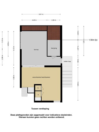 Graaf Lodewijklaan 9, 8064 AV Zwartsluis - Tussenverdieping