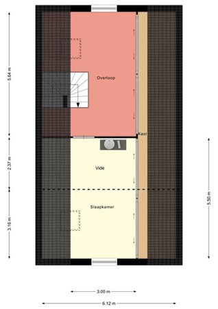 De Bagijnenkamp 8, 8061 AW Hasselt - 2e verdieping