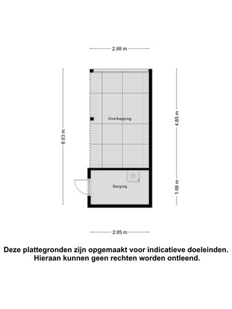 Dissel 27, 8281 ML Genemuiden - Overkapping/Berging