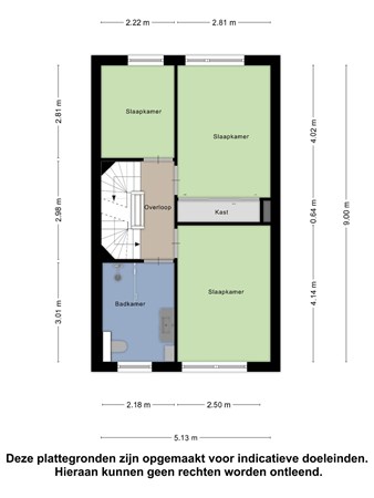 Lakensnijdersgilde 44, 8061 DK Hasselt - 1e verdieping