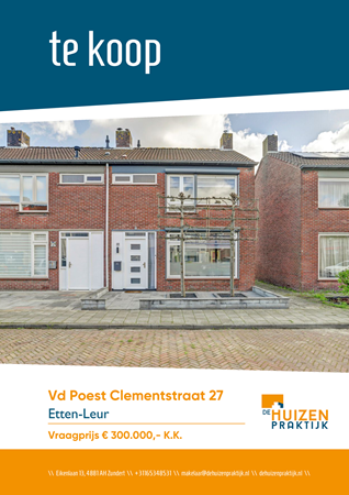 Brochure preview - Van Der Poest Clementstraat 27, 4871 XK ETTEN-LEUR (1)