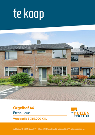 Brochure preview - Orgelhof 44, 4876 ZJ ETTEN-LEUR (1)