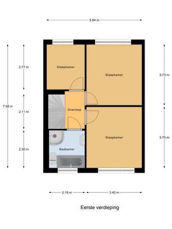 Orgelhof 44, 4876 ZJ Etten-Leur - Eerste_Verdieping.jpg