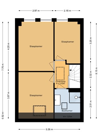 De Gagelrijzen 89, 4711 PD St. Willebrord - Eerste verdieping - 2D.jpg
