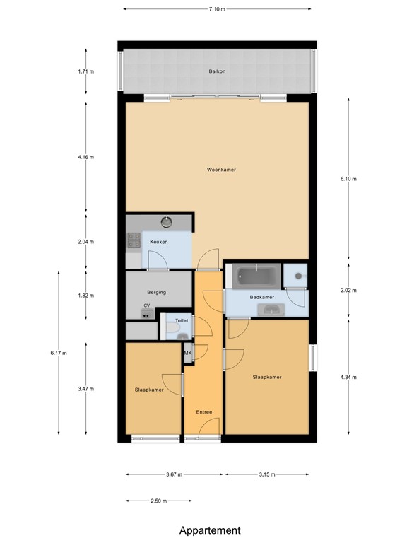 mediumsize floorplan
