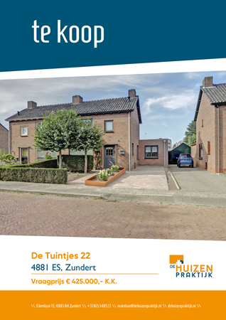Brochure preview - De Tuintjes 22, 4881 ES ZUNDERT (1)