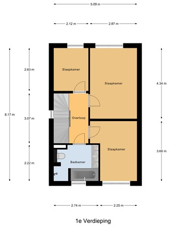 Van Voornestraat 14, 4715 CM Rucphen - 1e_Verdieping.jpg