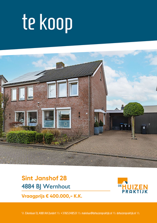 Brochure preview - Sint Janshof 28, 4884 BJ WERNHOUT (1)