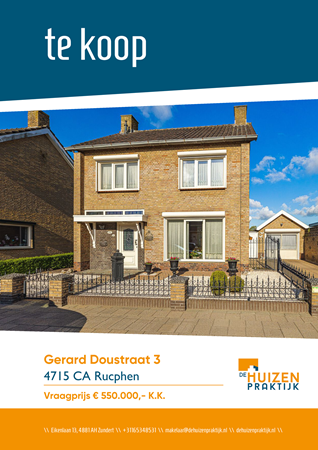 Brochure preview - Brochure Gerard Doustraat 3, Rucphen.pdf