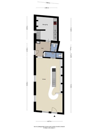 Floorplan - Jaagpad 5, 3291 EC Strijen