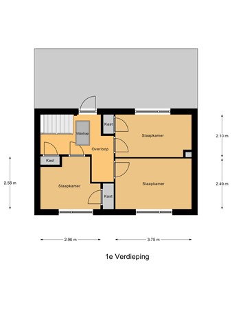 Floorplan - Bommelskoussedijk 26, 3286 LN Klaaswaal