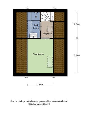 Floorplan - Bevershoekstraat 93, 3295 AE 's-Gravendeel