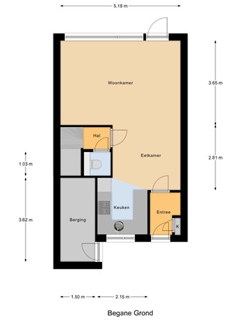 Floorplan - Frida Katz-Erf 126, 3315 VK Dordrecht