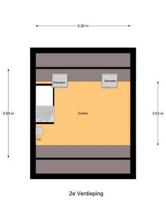 Floorplan - Frida Katz-Erf 126, 3315 VK Dordrecht