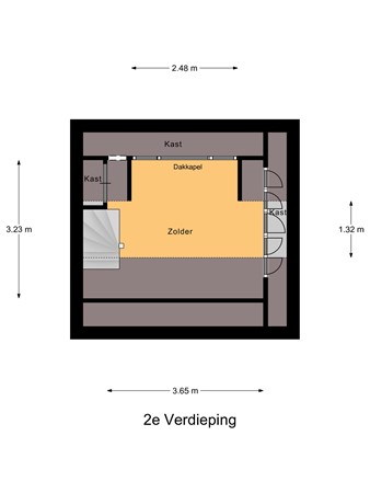 Floorplan - Talmaweg 121, 2992 AE Barendrecht