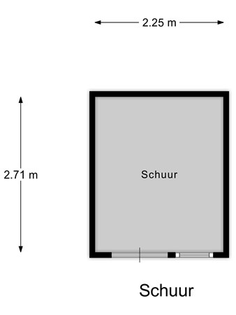 Floorplan - Boompjesstraat 42, 3291 AB Strijen