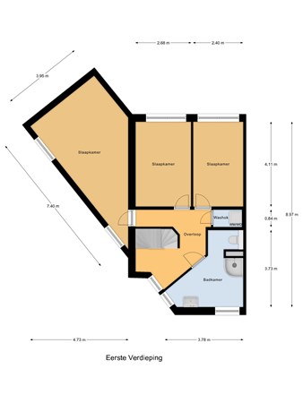 Floorplan - Atalanta 71, 3295 PB 's-Gravendeel