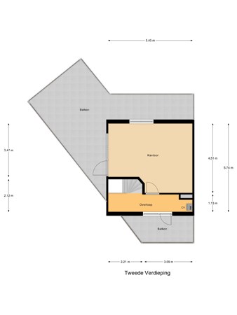 Floorplan - Atalanta 71, 3295 PB 's-Gravendeel