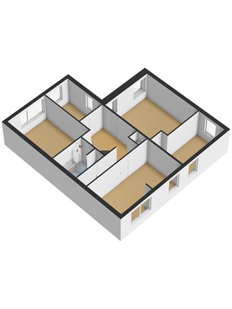 Floorplan - Dagpauwoog 34, 3295 PG 's-Gravendeel