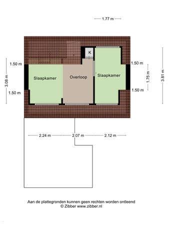 Floorplan - Strijenseweg 102, 3295 KR 's-Gravendeel