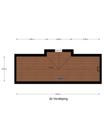 Floorplan - Kerkstraat 17, 3291 AJ Strijen