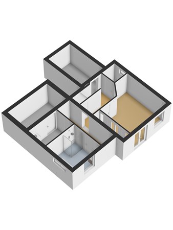 Floorplan - Kerkstraat 17, 3291 AJ Strijen