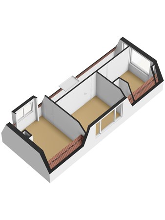 Floorplan - Kerkstraat 17, 3291 AJ Strijen