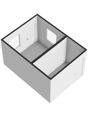 Floorplan - Kerkstraat 17, 3291 AJ Strijen