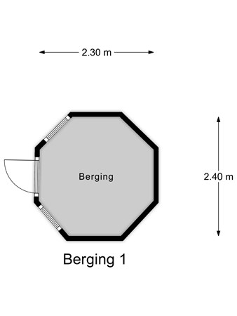 Floorplan - Kerkstraat 17, 3291 AJ Strijen