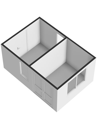 Floorplan - Kerkstraat 17, 3291 AJ Strijen