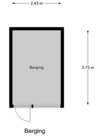 Floorplan - Binnensingel 92, 3291 TC Strijen