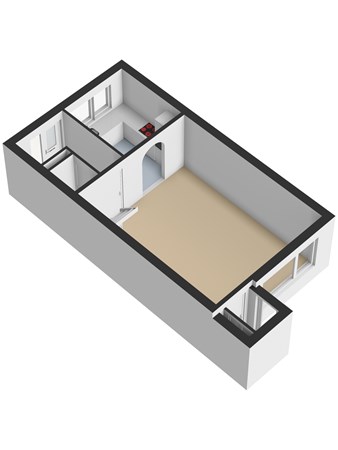 Floorplan - Binnensingel 92, 3291 TC Strijen