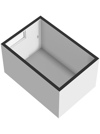 Floorplan - Binnensingel 92, 3291 TC Strijen