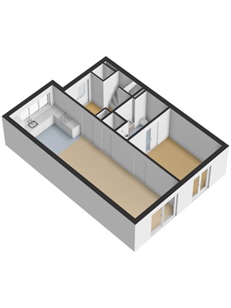 Floorplan - Binnenhaven 9, 3291 GS Strijen