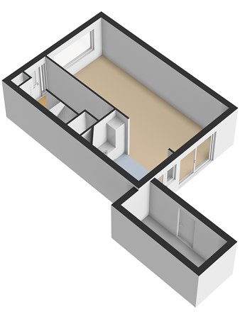 Floorplan - Willem de Zwijgerstraat 22, 3291 BZ Strijen