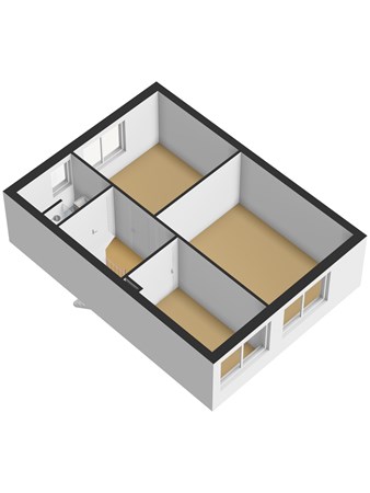 Floorplan - Willem de Zwijgerstraat 22, 3291 BZ Strijen