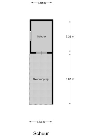 Floorplan - Willem de Zwijgerstraat 22, 3291 BZ Strijen