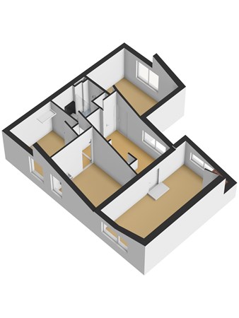 Floorplan - Noordstraat 15, 3291 TG Strijen