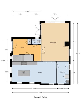 Floorplan - Rijksstraatweg 47, 2988 BA Ridderkerk