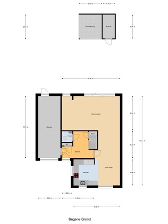 Floorplan - Dagpauwoog 34, 3295 PG 's-Gravendeel