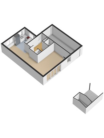 Floorplan - Dagpauwoog 34, 3295 PG 's-Gravendeel