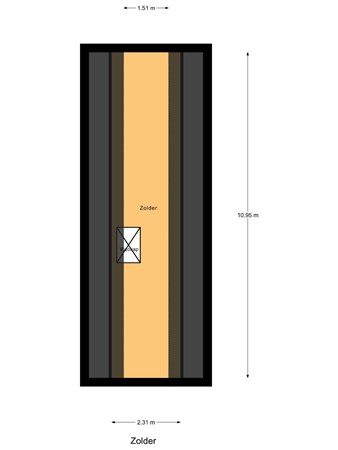 Floorplan - Piet Snoeijersstraat 30, 4651 TT Steenbergen